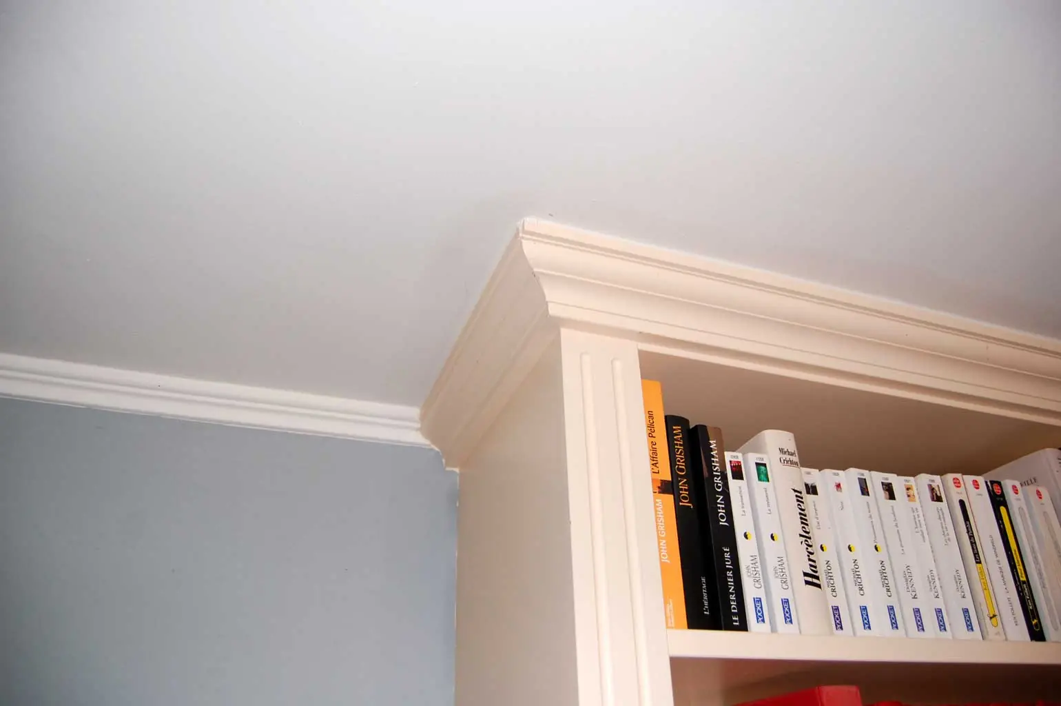 Bibliothèque chêne du sol au plafond